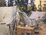 John Singer Sargent Camp at Lake O'Hara (mk18) china oil painting reproduction